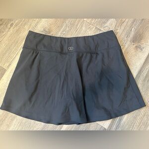 CALIA by Carrie Underwood Women's 15" Eagle Pure Black Golf Skort size L